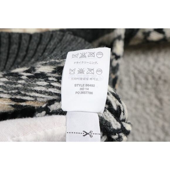 J. Crew Sweater Womens Xs Multicolor Fair Isle Lambs Wool Oversize - Picture 5 of 7